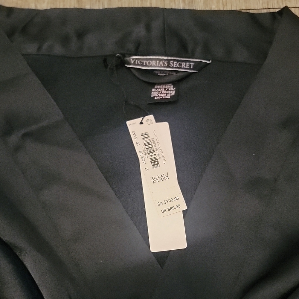 Victoria's Secret Black Satin Dress - Picture 3 of 4